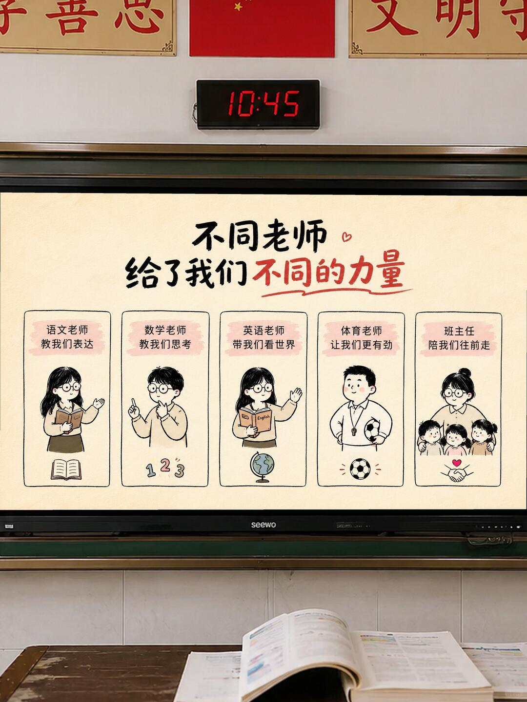 教室场景模板外围